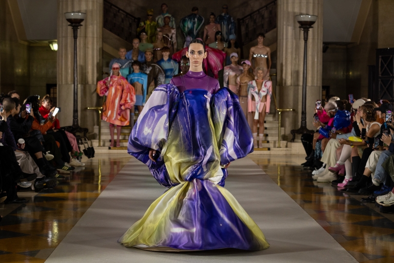 KWK by Kay Kwok SS23 at London Fashion Week - ASBO Magazine